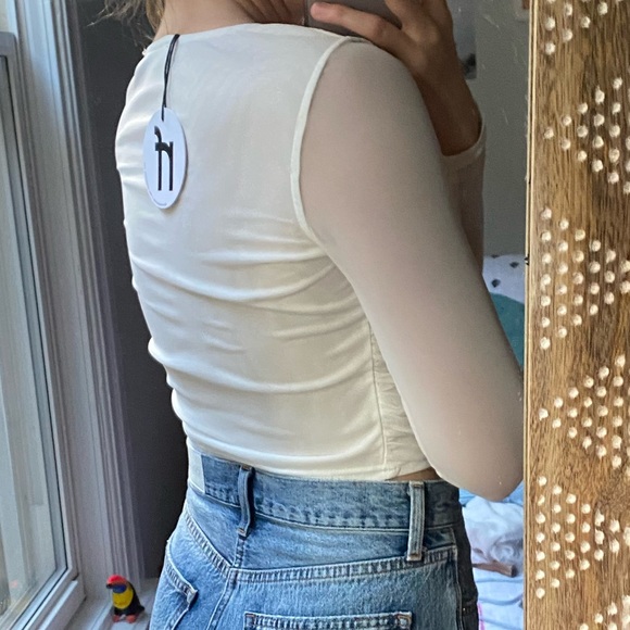 REBELFLOW RUCHED TOP - Picture 3 of 3